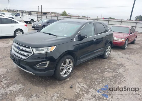2017 Ford Edge Titanium from USA, damaged, VIN 2FMPK4K96HBB52608